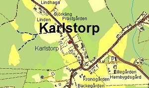 Karlstorp map